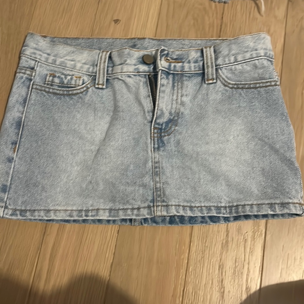 jean skirt from brandy!